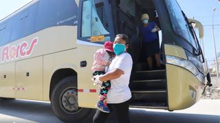 Coronavirus en Perú: Más de 10,500 personas retornaron a sus regiones en traslados humanitarios