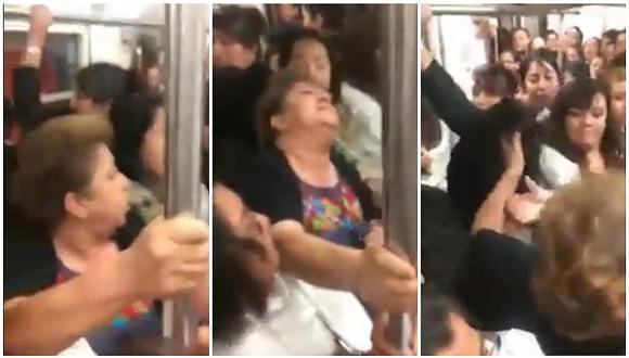 YouTube: dos mujeres protagonizan tremenda bronca en tren y se dan de alma (VIDEO)