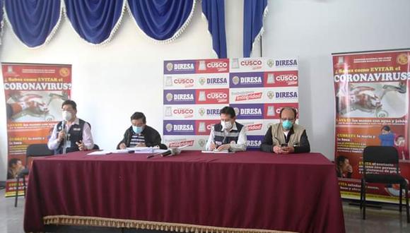 El director del Hospital Regional del Cusco dio las cifras en una conferencia de prensa en la Diresa. (Foto: GEC)