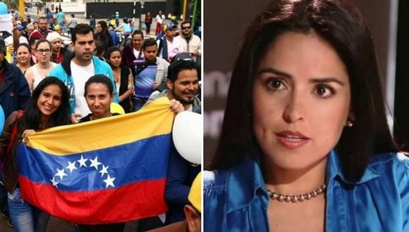 Periodista colombiana se defiende tras críticas por pedir a venezolanos que "paren de parir"