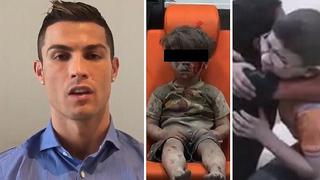 Cristiano Ronaldo sorprende al decir esto de los niños sirios