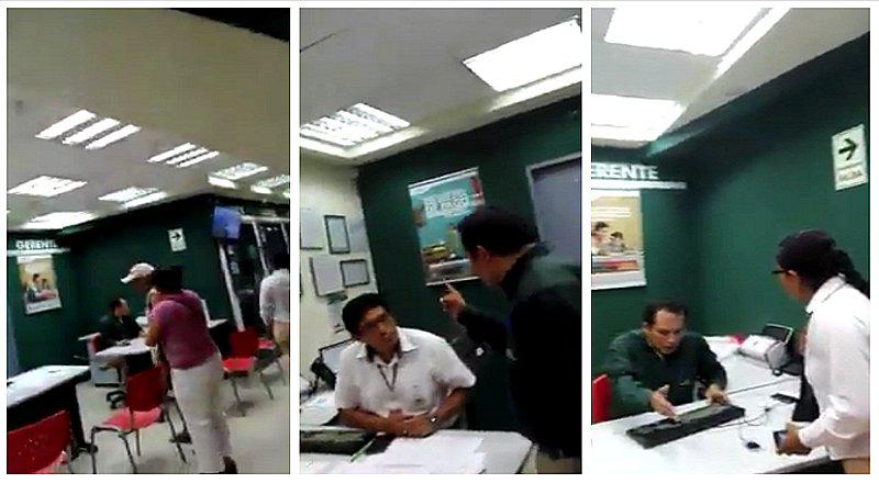 Facebook: trabajadores de banco registran maltrato que sufren por parte de gerente (VIDEO)