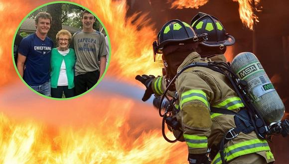 Cuatro adolescentes salvan a abuelita de morir en incendio en su casa | VIDEO