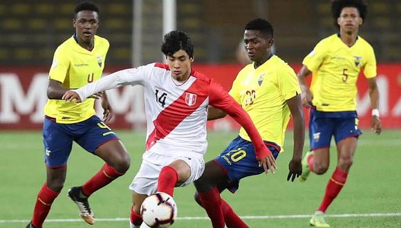 Sub-17: selección peruana empató con Ecuador 1-1