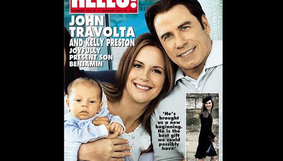 John Travolta y su esposa revelan las primeras imágenes de su bebé 