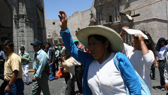 Cusco: cinco mil personas protestan en contra de Majes-Siguas II