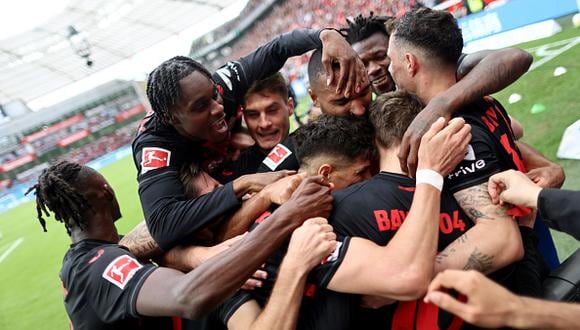 Bayer Leverkusen hizo historia. (Foto: Getty Images)