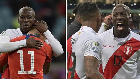Luis Advíncula y el conmovedor abrazo con el chileno Eduardo Vargas tras goleada 