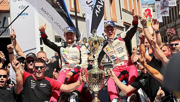 ​WRC: Ott Tänak repite triunfo en Alemania y es candidato al título