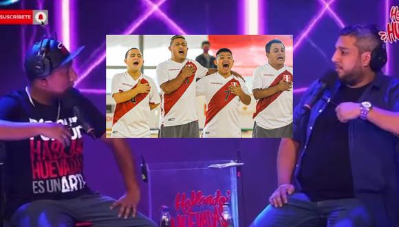 Los cómicos se refirieron a la selección peruana de futsal con síndrome de down en uno de sus últimos shows. (Foto: Captura y composición)