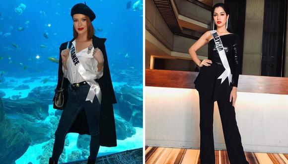 Miss Francia y Malaysia