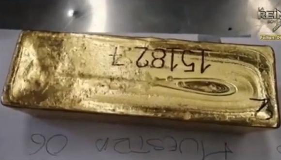 Las autoridades detectaron que la procedencia de las barras de oro no era legal. (Foto captura: América Noticias)
