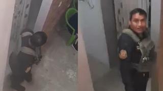 Chiclayo: policía descubre que su colega se metía a su casa y lo graba | VIDEO