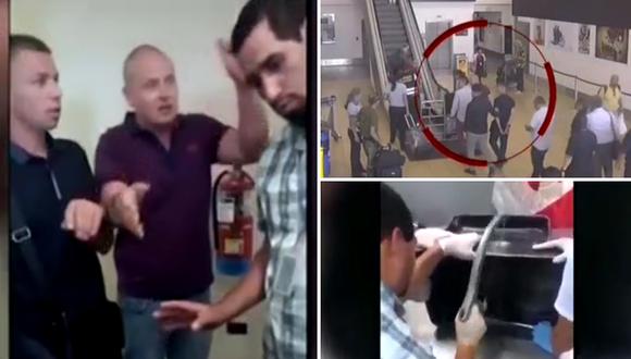Ucranianos intentaron viajar con 20 kilos de droga pero perrito los delató (VIDEO)