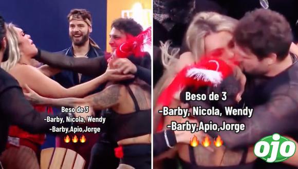 Nicola Porcella sorprende con su beso de a tres en 'La casa de los famosos' | Imagen compuesta 'Ojo'