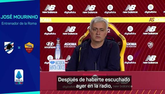 Mourinho es Mourinho y emplazó a periodista en plena conferencia de prensa.