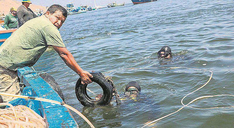 Tres toneladas de residuos fueron retirados en el Muelle de Ancón