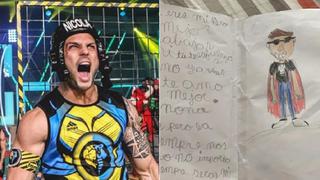 “Tú trabajas por mí”: Hijo de Nicola Porcella le envió conmovedora carta a México | FOTO