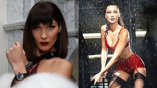 Bella Hadid al rojo vivo en campaña para marca de zapatos