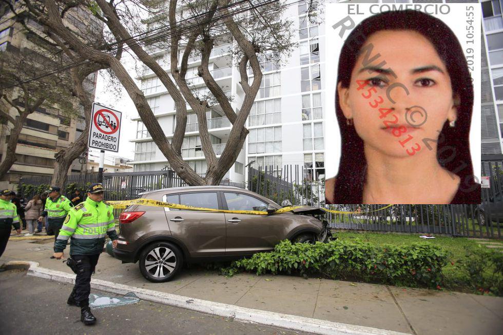 Melisa González Gagliuffi  fue detenida tras el atropello en la avenida Javier Prado. (Jessica Vicente / GEC)