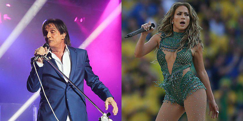 ​Roberto Carlos graba una canción en español con Jennifer López