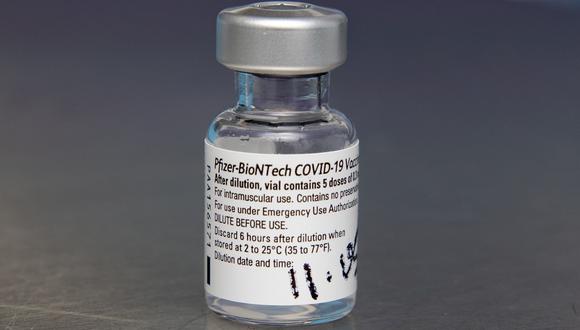 La solicitud para la aprobación de la vacuna fue presentada por Pfizer el pasado 20 de noviembre a la FDA. (Andy Stenning / POOL / AFP)
