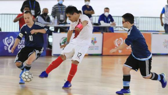 Perú sumó su segunda victoria en el Mundial de Futsal Down. (Foto: FPF)