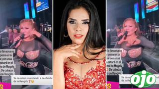 Marisol tilda de ‘robamaridos’ a Giuliana Rengifo durante concierto: “Yo no pertenezco a tu saco” 