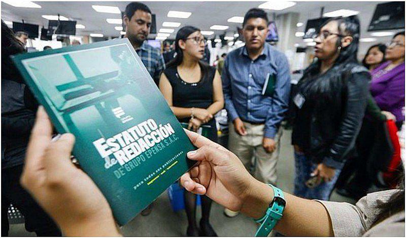 GESAC marca un hito en la historia del periodismo peruano al presentar su Estatuto de Redacción (VIDEO)