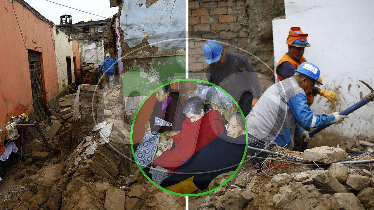 Fotos muestran cómo quedó solar que se derrumbó en el Rímac