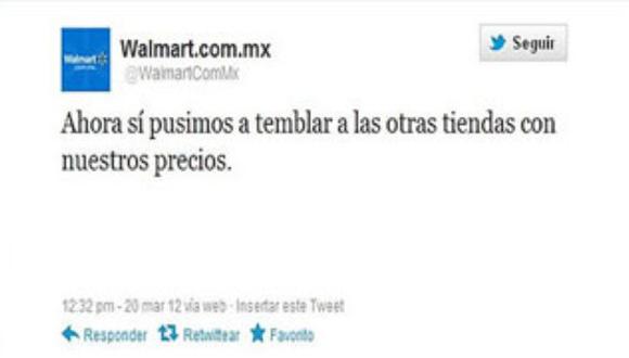 México: Walmart escribió polémico tweet minutos después del sismo