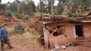 Recomiendan que centro poblado sea reubicado por riesgo de derrumbes y deslizamientos en Cusco