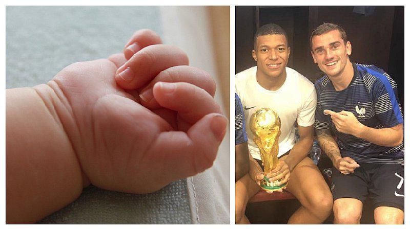 Ponen 'Griezmann Mbappé' de nombre a su bebé y genera polémica