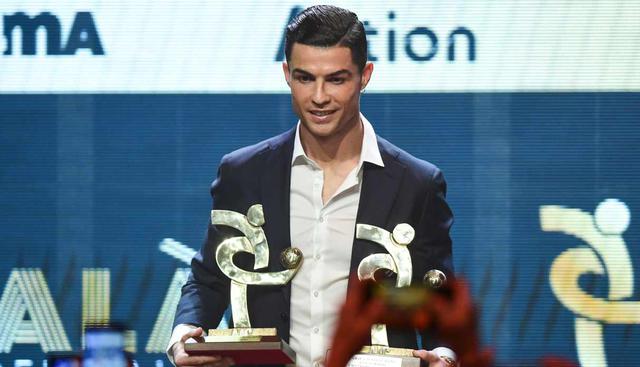 Cristiano Ronaldo fue elegido mejor jugador de la Serie A. (Foto: AFP)
