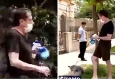Coronavirus en Perú: Magistrado del TC Eloy Espinosa-Saldaña sacó a pasear a su perro pese a cuarentena | VIDEO