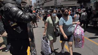 Mesa Redonda y Gamarra: Aumentarían aforos si cifras de la pandemia del COVID-19 evolucionan bien 