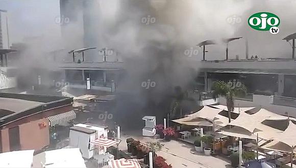 Larcomar: Así se inició el trágico incendio en centro comercial (VIDEO)