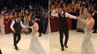 Edison Flores y Ana Siucho: así fue su primer baile como esposos | VIDEO