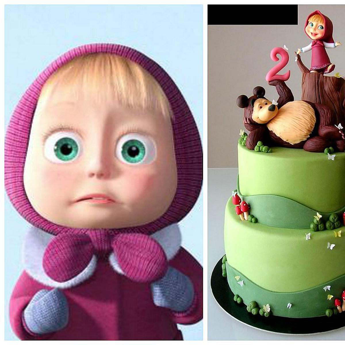 Masha y el oso: niña pidió una torta por su cumpleaños y tuvo enorme  decepción | LOCOMUNDO | OJO
