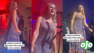 Mercedes Aráoz muestra nueva faceta lejos de la política y se luce cantando rock (VIDEO)