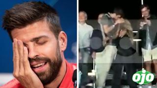Gerard Piqué superó a Shakira y besa en público a su nueva novia