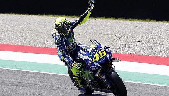 MotoGP: Valentino Rossi parte primero en Mugello, el circuito de su casa