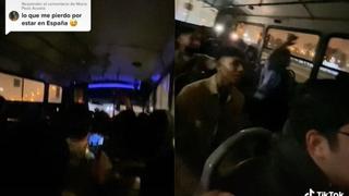 Se arma la fiesta cuando chofer de bus pone reguetón a todo volumen