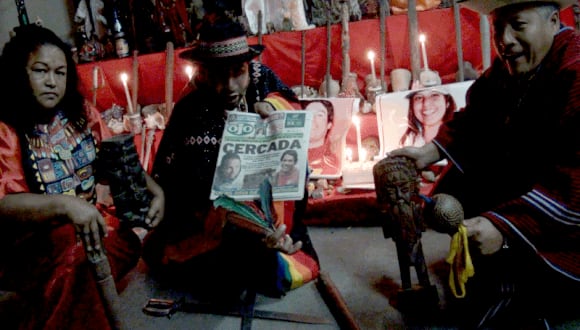 Chamanes de Lima piden por Ciro Castillo Rojo 
