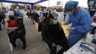 COVD-19: Perú llegó este sábado al 40% de la población objetivo completamente inmunizada