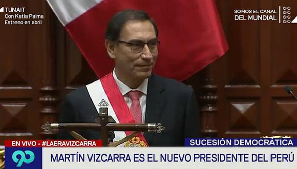 Martín Vizcarra es el nuevo Presidente del Perú 