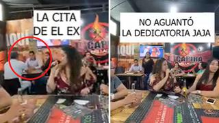 Mujer encuentra a su expareja con su nueva novia y le dedica a viva voz una peculiar canción | VIDEO