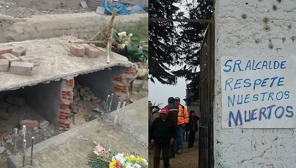 Carabayllo: Violentan nichos en cementerio y vecinos acusan a alcalde [VIDEO]