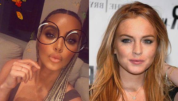 Kim Kardashian y Lindsay Lohan pelean por Instagram