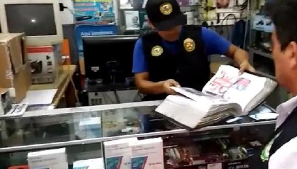 Cercado de Lima: ​Intervienen galerías donde vendían piratería [VIDEO]